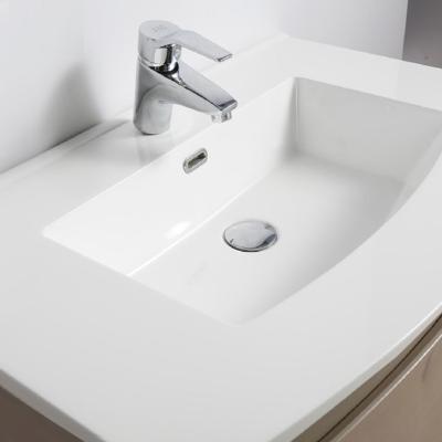 China Thermostatic Ceramic Faucets Luxury Modern Style Bathroom Vanity Rectangular Sink Under Counter Hand Basin for sale