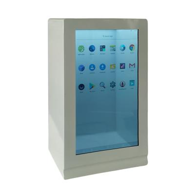 China 21.5~65 inch indoor transparent screen, transparent box, transparent advertising display for sale