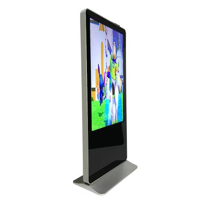 China 10 Point Touch / 6 Point Capacitive IR 55 Inch Free Standing Vertical LCD Advertising Monitor for sale