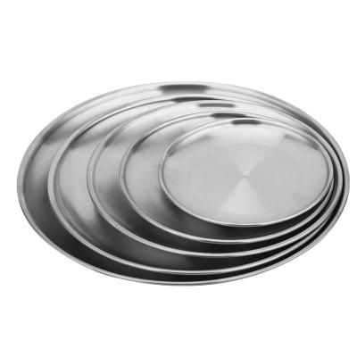 China Sustainable 201 Stainless Steel Korean Dinner Plates Korean Dinner Plates Dish And Utensils Utensils for sale