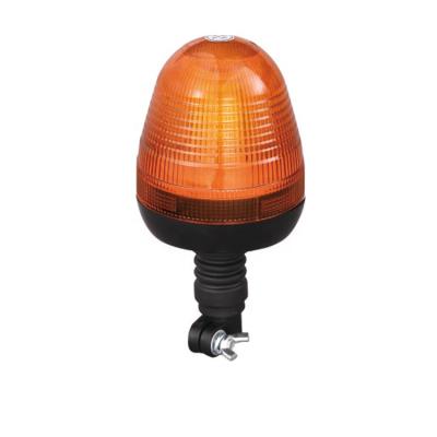 China Fashing Model 12v 24v Din Post Mount Loader Warning Light Tractor SMD5730 LED Rotating Beacon Light for sale