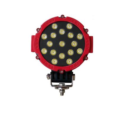 China Manufacturer Long Lifetime Power 51W High Power 51W Aluminum Housing Offroad Waterproof IP6 Led Lamps LED Work Light for sale