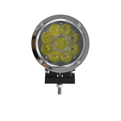 China Super Bright 45w LED Die Cast Aluminum Housing Spot/Flood Work Light For Train Auxiliary Lighting for sale