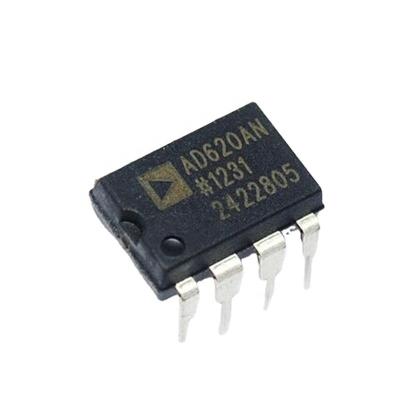 China New Original AD620AN DIP-8 Instrumentation Integrated Circuit IC Chip for sale