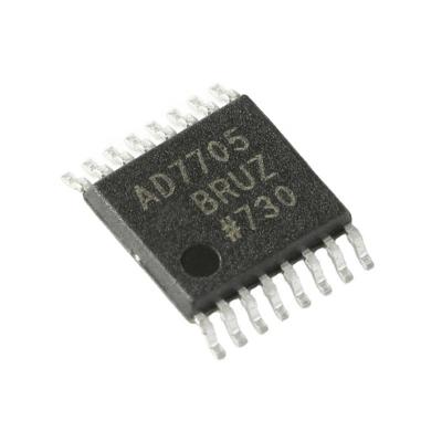 China Chip analog-to-digital integrated circuit instrumentation AD7705BRUZ conversion IC original new for sale