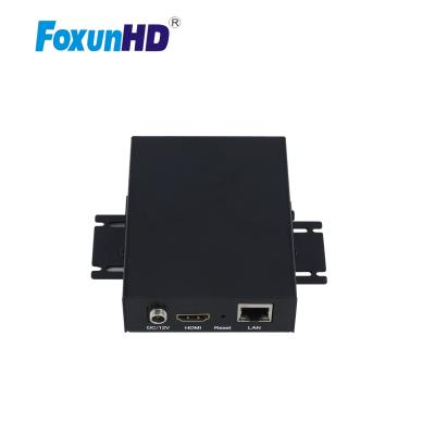 China H.264 Mini System Foxun Brand Ethernet HDMI Encoder For IP TV With Network Interface Uses Duplex HDMI To LAN/Internet 1080p@60hz for sale