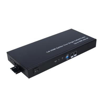 China 3D Port OEM/ODM 8 Cat5e/cat6-568B Video Distribution Amplifier 8 Splitter Support 1080P 3D HDMI UTP Splitter Supplement for sale