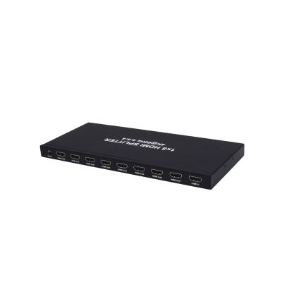 China Shunxun Brand 18Gbps 3D 4k@60hz YUV Support 4:4:4, EDID, Support HDCP2.2/1.4 1x8 HDMI2.0 Compliant Splitter SX-SP07S for sale