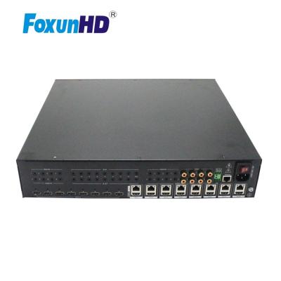 China 8 in 8 with 8 loop hdmi HDR 70m/100m HDMI 2.0 version 8 hdmi in 8 HDBT with 8 loop HDBaseT Matrix for sale