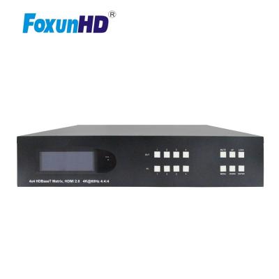 China 4xHDMI inputs and 4xHDBaseT output over 100m 4K@60Hz YUV4:4:4 support RS232 pass through 4x4 hdmi matrix SX-MX07B-100 for sale