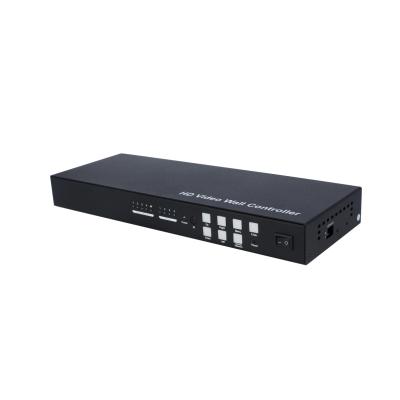 China Foxun 2017 SX-VW02 CVBS/VGA/HDMI/USBMixed input hdmi video wall controller convert USB/VGA/AV to 4x4 hdmi 1 to 4 splitter for sale