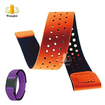 China Elasticity Heart Rate Monitor Chest Strap Armband Strap For HR Tracking Zones And Calories Burned for sale