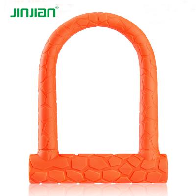 China Motorcycle e mountain bike heavy duty bicycle u lock to resistance high quality rubber cover bike shear for sale