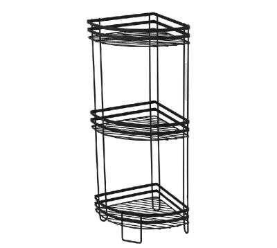 China New Sustainable Corner Shelf Without Drilling - Free Standing Storage Shelf 3-Tier Shower Shelf for sale