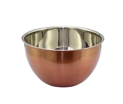 China Sustainable Household Kitchen Copper Plated Mixing Bowls for sale