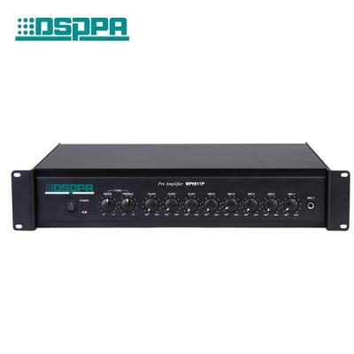 China Commercial analog preamplifier PA system preamplifier with 5 aux preamplifier. mic input PA 3 for sale