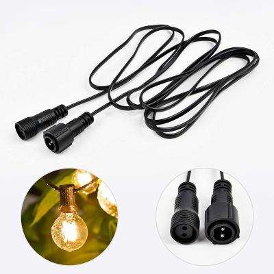 China Solar string light g40 string light G40 waterproof 3 meter extension cable for waterproof extension cable for for sale