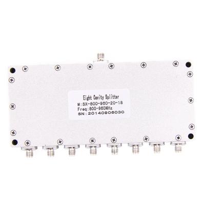 China high quality N female 8 way eight way antenna power catv splitter SX-800-960-20-18 for sale