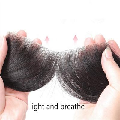 China 100% PU Men's Wigs Hair Toupee Skin Front Hairline Hair Replacement Thin U Loop Hairpiece Women Toupee Hairpiece for sale