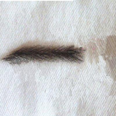 China Beautiful Hair Lace Fake Eyebrows With Hair For Men for sale