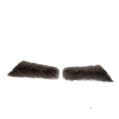 China Beautiful False Hair Eyebrows Lace Up Artificial Eyebrows For Men for sale