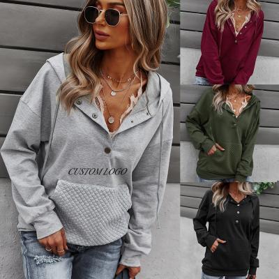 China 2021 Anti-Wrinkle Hot Selling Autumn Hot Sale Custom Simple Logo Street Gym Women Hoodies Woman Hoodies Pocket Cotton for sale