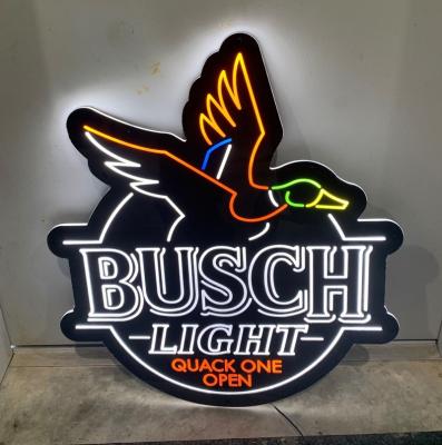 China High Brightness Vintage Red Neon Signs For Sale Busch Light Neon Sign For Bars Bar Custom Neon Light Signs for sale