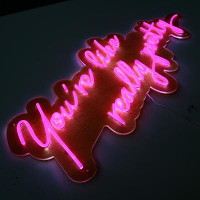 China Coffee Drop Shipping Neon Party Supplies LED Flexible Neon Decorative Light Led Custom Neon Sign for sale