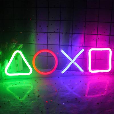 China High Brightness Playstation Neon Sign Light Design Decoration Neon Sign Letters For Bedroom Customs Lead Neon Sign for sale