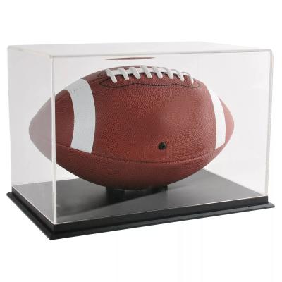 China Waterproof tabletop display case safely stores and displays a soccer ball for sale