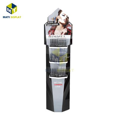 China Factory Outlet Product Display Stand Skin Care Cardboard Cosmetic Cosmetic Display Stand Customized for sale