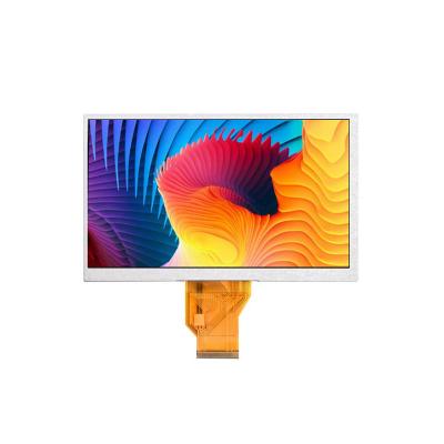 China Cheap price high quality RGB 24 bit HX8264+HX8664 Driver Graphic 800RGB*480 paralled dot matrix 7 inch tft lcd display 800x480 164.9*100.0*3.5 mm for sale