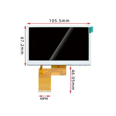 China Cheap price and high quality 1000 inch 800x480 480x272 chip NV3047 4.3 tft lcd display module backlight driver 105.5*67.2*3.0 mm for sale