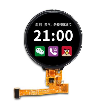 China High Quality 700 Flash Round SPI Interface GC9A01 Drive With TP 1.28inch Round LCD Display Module 65k RGB Colors 35.6*38.1*1.55 mm for sale