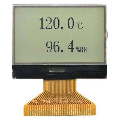 China ST7565R or ST7567 greatbuy drive power 3.3V no backlight monochrome12864-12 1.5 inch tooth spi lcd display module 128x64 dots 36.0*28.0*2.8 mm for sale