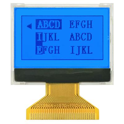 China greatbuy no pcb drive 3.3V monochrome power12864-12 FSTN blue tooth spi lcd display module 128x64 dots 38.0*30.0*6.25 mm for sale