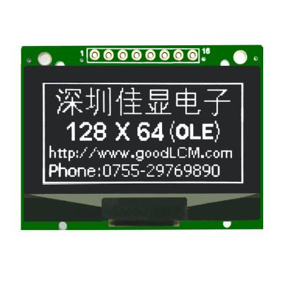 China 1.54 inch OLED module 128X64 lcd serial high quality i2c display i2c module1.54 white lcd serial oled module 1.54 inch for sale