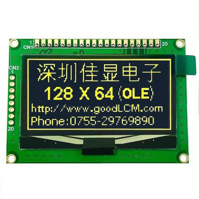 China Hot sale 2.42 inch OLED module yellow driver 3.3V chip SSD1309ZC iic serial 2.42 inch oled lcd display show i2c 2.42 inch 128x64 module for sale