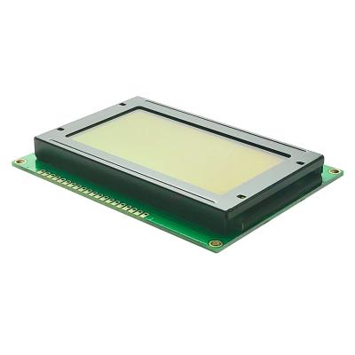 China Hot sale and 12864A-23 large lcd STN KS0107 yellow green or API31107 drive 5.0V graphic power supply128x64 lcd display module 93.0Wx70.0Hx12.5T mm for sale