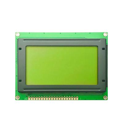 China Hot sale and 12864A-23 large lcd STN KS0107 yellow green or API31107 drive 3.3V graphic power supply128x64 lcd display module 93.0Wx70.0Hx12.5T mm for sale