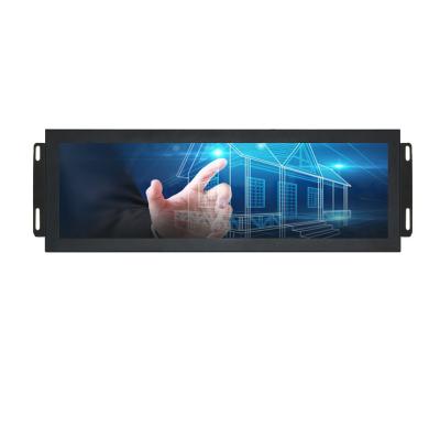 China 32 34 35 49 inch indoor stretched bar type lcd digital signage display stretched bar lcd display super ultra wide touch screen monitor for sale