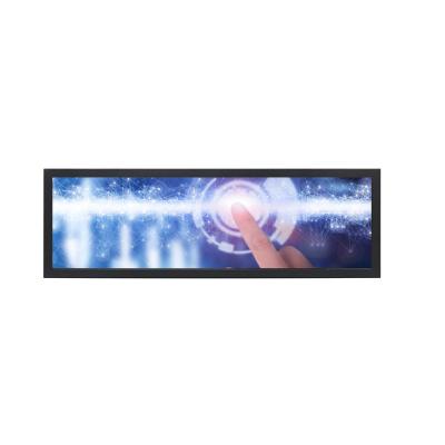 China 28.6 Inch Super Ultra Double Sided Bar Type Stretched LCD Signage Digital Display Indoor LCD Stretched Display for sale