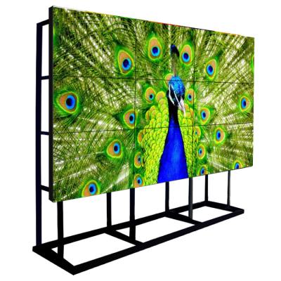 China 46inch 5.5mm 500nits 3x3 Wall Display Chinese Full Color Vertical Indoor LCD TV 2x3 Seamless Wall Videowall Price Video Panel for sale