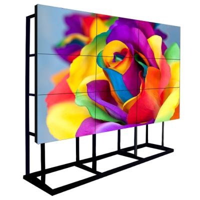 China 55 inch 1.8mm bezel 500 nits videowall 3x4 1x3 advertising digital signage indoor lcd video wall screen for planetarium for sale