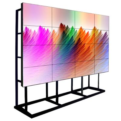 China VideoWall Advertising LCD Full HD 3x3 Inch Monitor 46 Inch Cheap Video Wall Frameless Seamless Display Wall for sale