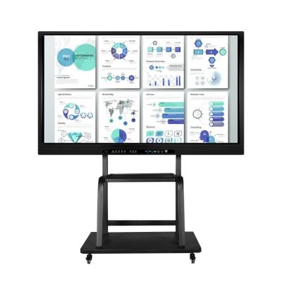 China Education 4K Ultra HD Multi Touch Screen Mobile Electronic Interactive Whiteboard Smart Board E Panel For Education Classroom for sale