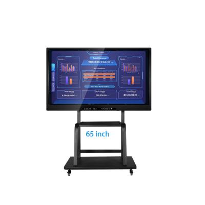 China 65 Inch LCD Display Cheap Portable Smart Electronic Panel Smart Electronic Whiteboard Electron Smart Digital Blackboard For School Classroom 65 Inch for sale