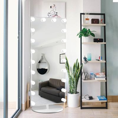 China New Version 360 Rotation Lighted OEM ODM Supported Full Body Lighted Mirror for sale