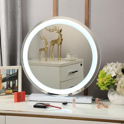 China New Lighted LED Light Released Strip Around Hollywood Mirror For Makeup for sale