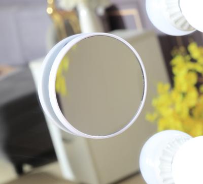 China 2021 Hot Selling Vanity LED Touch Screen Lighted Round Makeup Mirror With LED Lights for sale